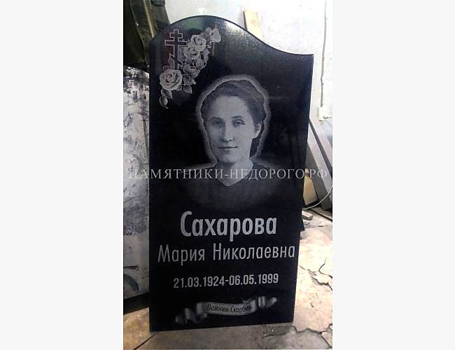 Модель "Волна": образец готового гранитного памятника