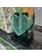 Ваза Сердце зеленое, стекло - миниатюра 4