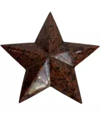 Звезда гранитная из гранита Лезник 20×20 см | Москва, СПб | Камень Гарант