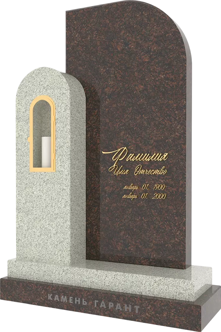Памятник из гранита «Диалог» - фото 2