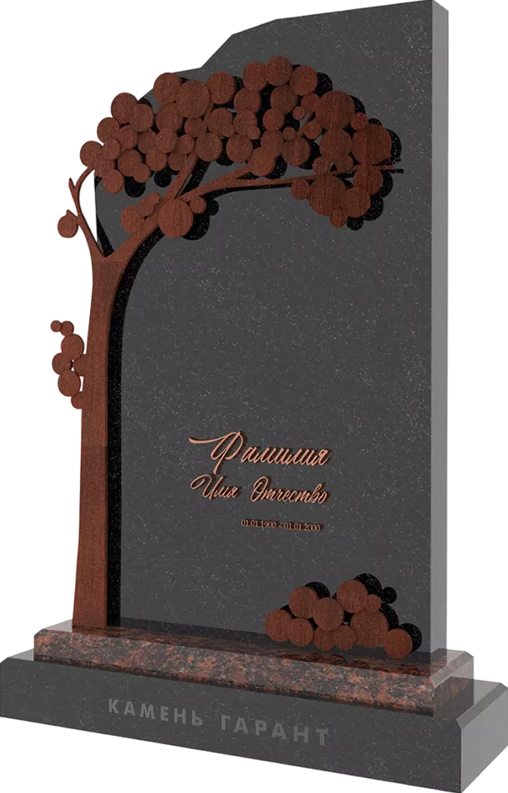 Памятник из гранита «Наедине» - фото 2