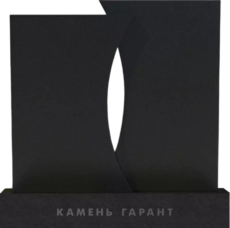Памятник «Две судьбы» из чёрного гранита