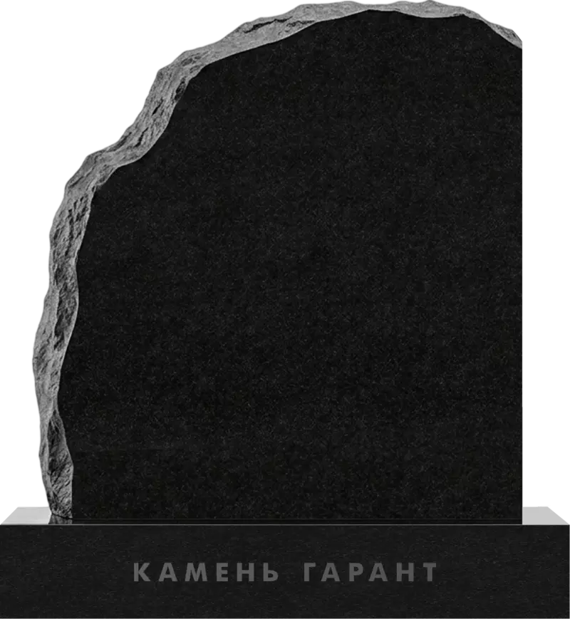 Памятник «Скалистый утес» из чёрного гранита - фото 3
