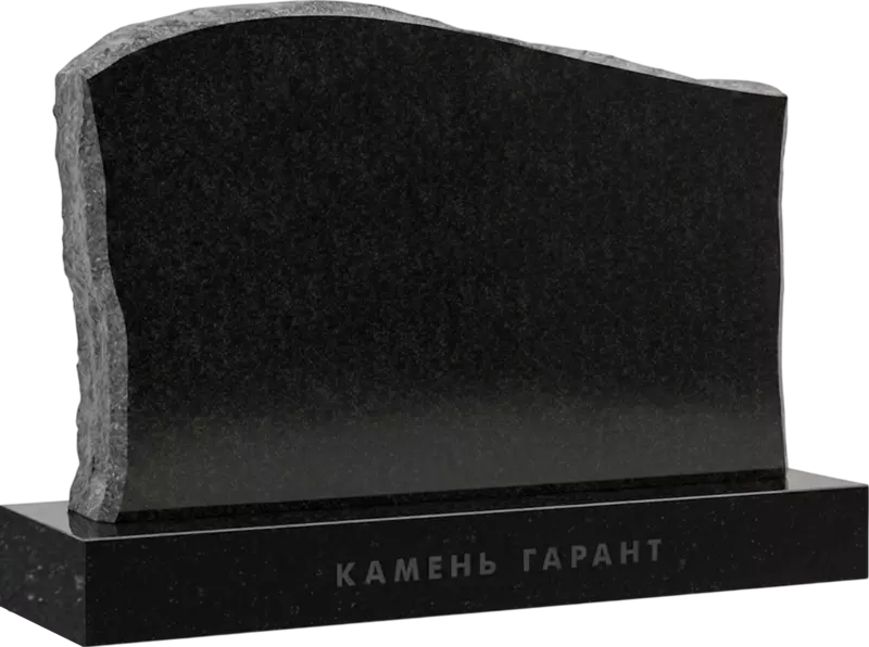 Памятник «Каменный склон» из чёрного гранита - фото 2