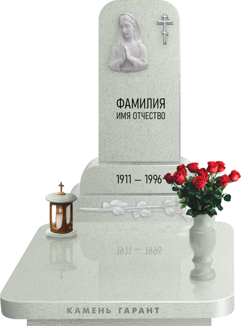 Памятник «Внутренний голос» из чёрного гранита - фото 3